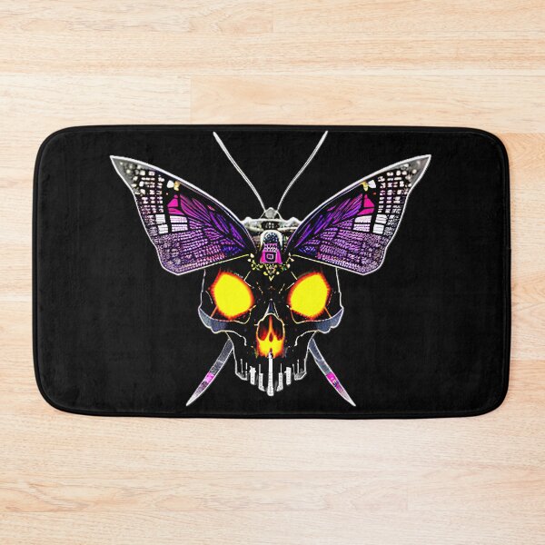 Item preview, cyber sci fi skull moth designed and sold by Capacitor-Ant.