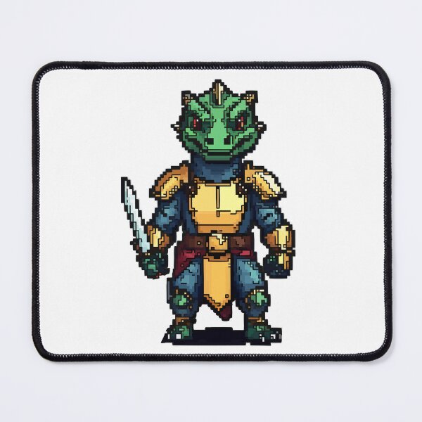 Item preview, Pixel Komodo Dragon Warrior designed and sold by NaturePixel.