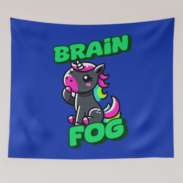 Item preview, Brain Fog - Charlie Incredible art for the unicorn lover in your life, great gift for daughters, girlfriends, wives and more designed and sold by 3DAF.