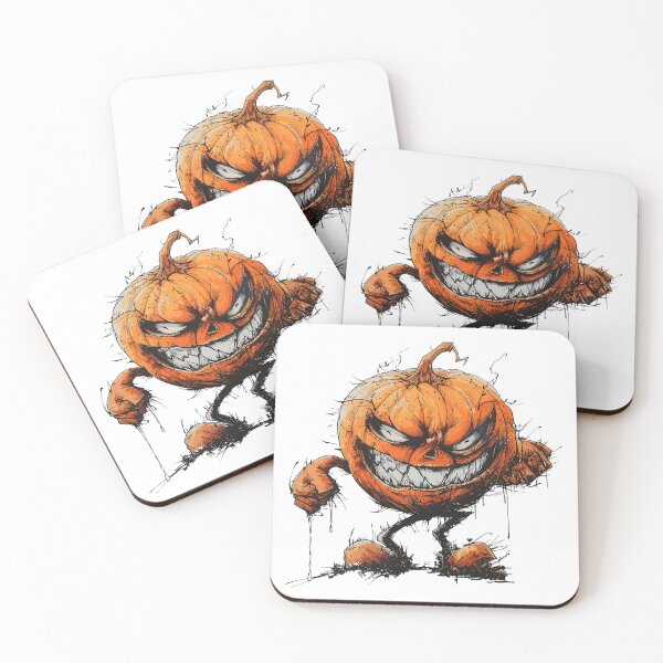 Item preview, Fierce Halloween Pumpkin | Creepy Pumpkin | Dark Halloween designed and sold by Petru&Myself.