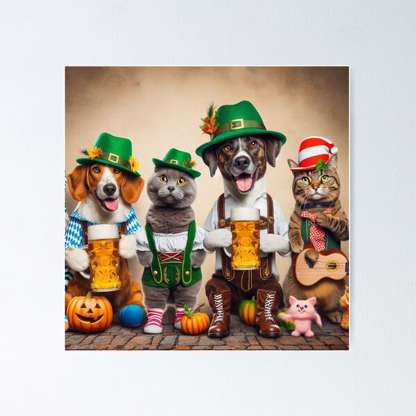 Item preview, Oktoberfest Pets 10 designed and sold by Sybille-Yates.