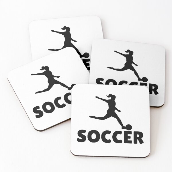 Item preview, SOCCER (FEMALE) - BLACK designed and sold by ArtsyCity.