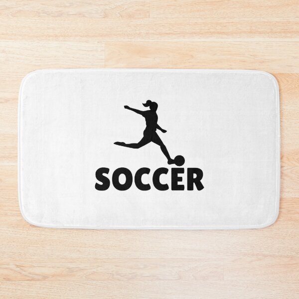 Item preview, SOCCER (FEMALE) - BLACK designed and sold by ArtsyCity.