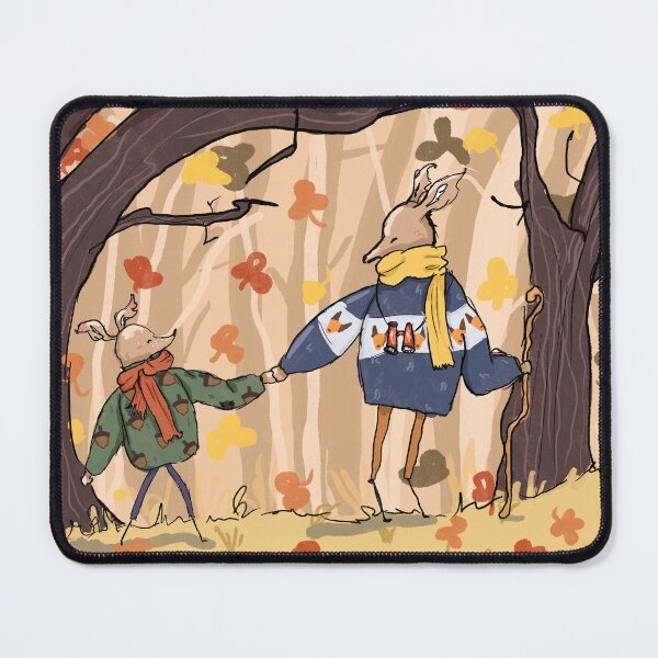 Item preview, Deers Dancing In The Leaves designed and sold by TheRetroE.
