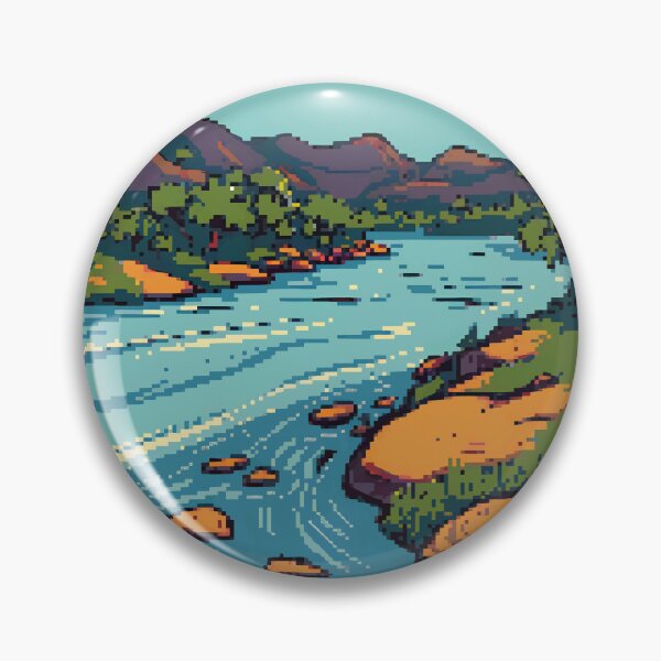 Item preview, Pixel Zambezi River Flow designed and sold by NaturePixel.