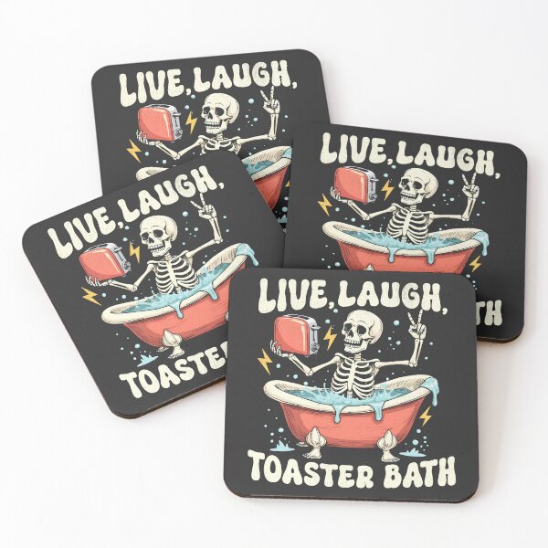 Item preview, Toaster Bath Live Laugh designed and sold by Beanster-nl.