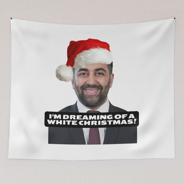 Item preview, Humza Yousaf White Christmas  designed and sold by Flirt-Teez.