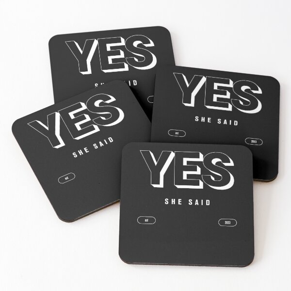 Item preview,  I Asked Her She Said Yes designed and sold by KaiLabsArt.