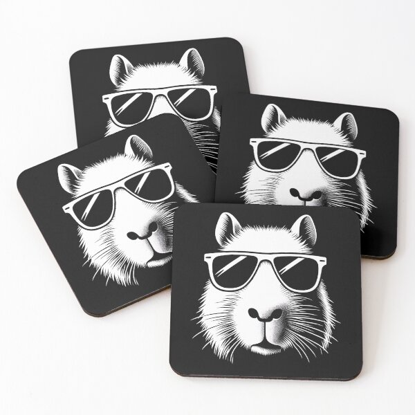 Item preview, Cool Capybara Wearing Sunglasses  designed and sold by Smix Pixels.