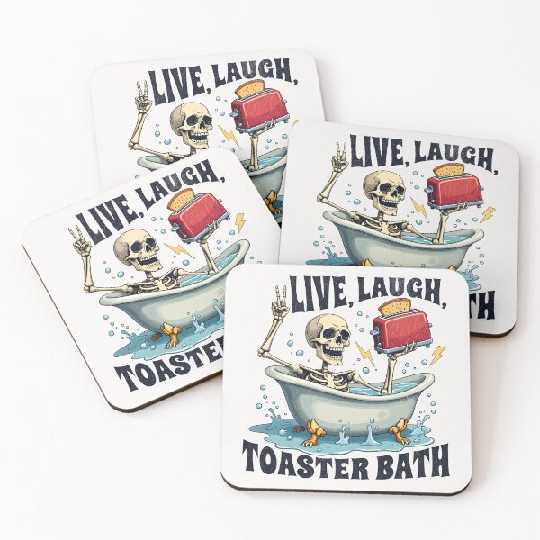 Item preview, Toaster Bath Live Laugh designed and sold by Beanster-nl.