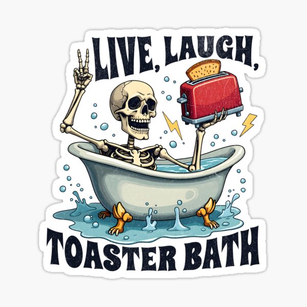 Item preview, Toaster Bath Live Laugh designed and sold by beansterp.