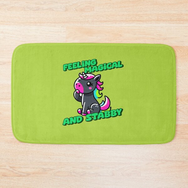 Item preview, Feeling Magical and Stabby - CharlieIncredible art for the unicorn lover in your life, great gift for daughters, girlfriends, wives and more designed and sold by 3DAF.