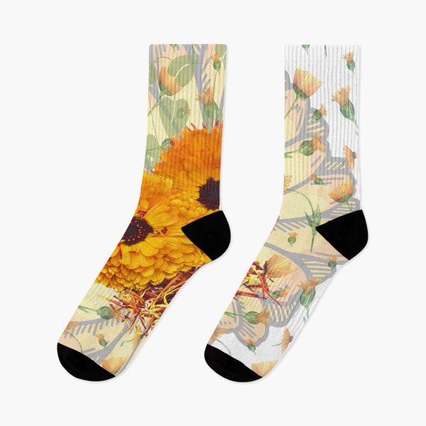 Item preview, Calendula Flowers lovers designed and sold by Yeyishop.