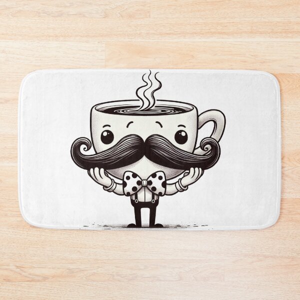 Item preview, Dapper Fellow Enjoys Aroma of Massive Coffee Mug. designed and sold by freackly.