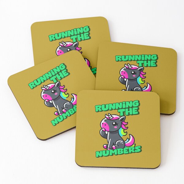 Item preview, Running the Numbers - Charlie Incredible art for the unicorn lover in your life, great gift for daughters, girlfriends, wives and more designed and sold by 3DAF.