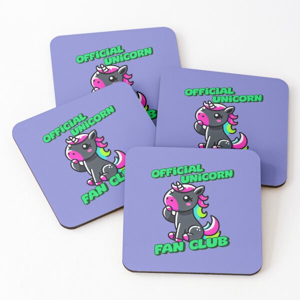 Item preview, Official Unicorn Fan Club -  Charlie Incredible art for the unicorn lover in your life, great gift for daughters, girlfriends, wives and more designed and sold by 3DAF.