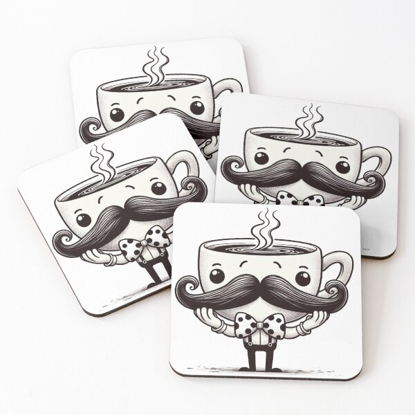 Item preview, Dapper Fellow Enjoys Aroma of Massive Coffee Mug. designed and sold by freackly.