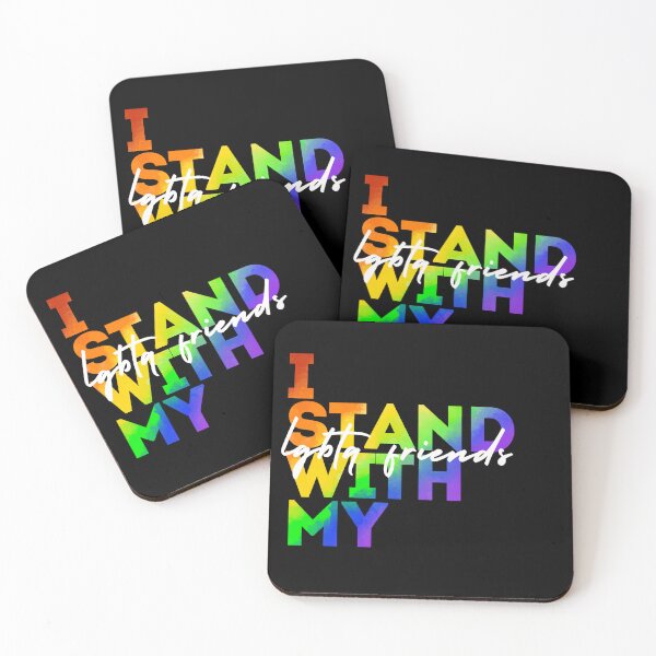 Item preview, I Stand With My LGBTQ Friends designed and sold by Kiwis-Colors.