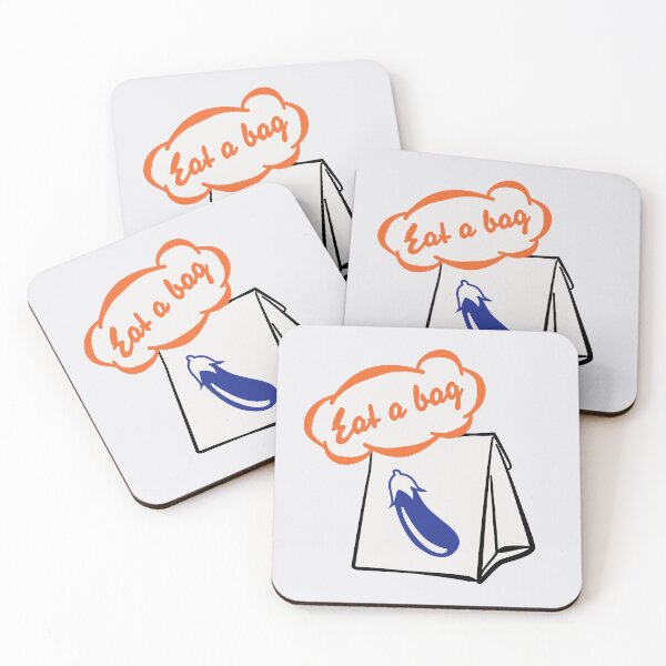 Item preview, Eat a Bag (Dick's funny emoji saying) designed and sold by mindful iris.