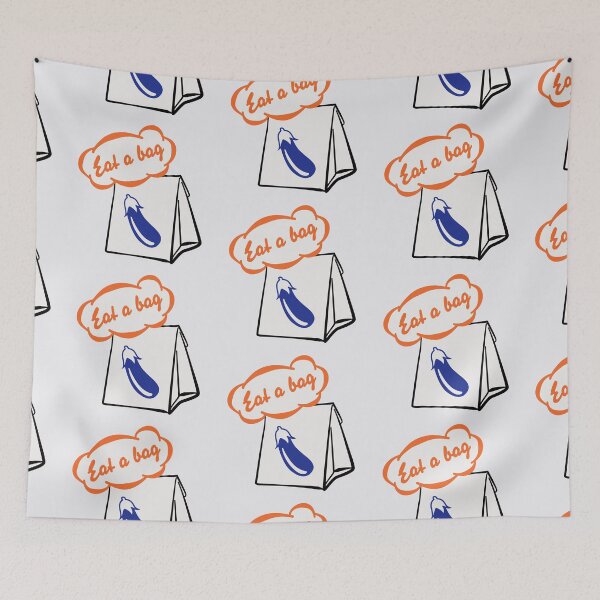 Item preview, Eat a Bag (Dick's funny emoji saying) designed and sold by mindful iris.