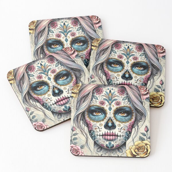 Item preview, Enigmatic Beauty: A Day of the Dead Celebration designed and sold by Gold Turtle  Lina.