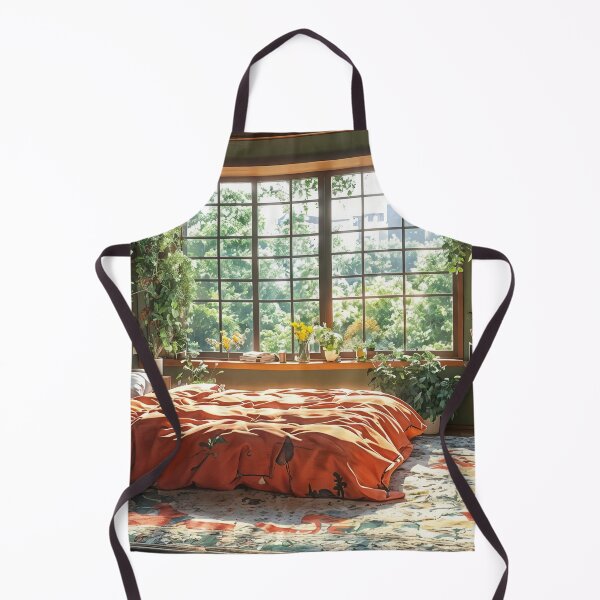 Item preview, Serene Morning: A Sunlit Bedroom Oasis designed and sold by oanaunciuleanu.