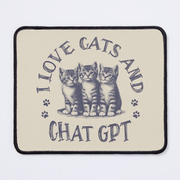 Item preview, I Love Cats And ChatGPT designed and sold by A.I. Took My Job!.