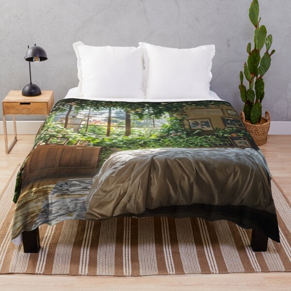Item preview, Serene Morning: A Sunlit Bedroom Oasis designed and sold by oanaunciuleanu.