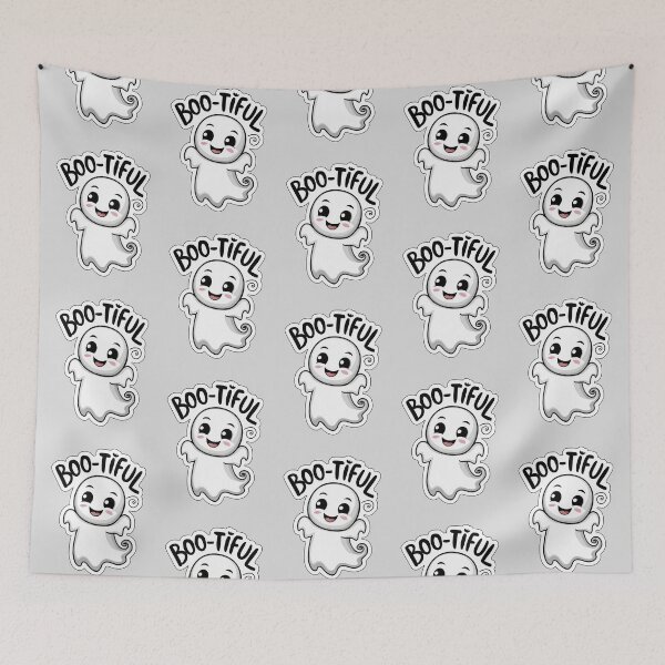 Item preview, Little Ghost - Bootiful Light Grey designed and sold by karsad.