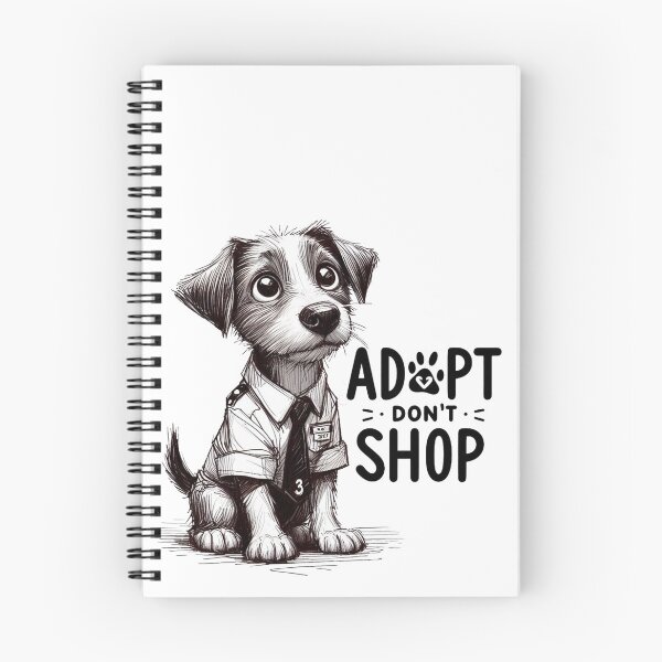 Item preview, Adopt don't shop a cute dog designed and sold by VisualHut.