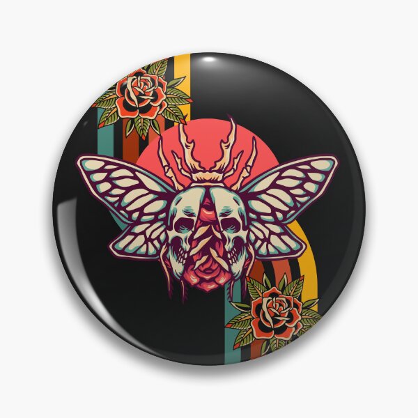 Item preview, Oldshool skull with rose designed and sold by MiroArtAbstra.