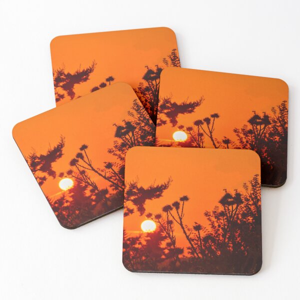 Item preview, sunset among thistles designed and sold by Fotoboom.