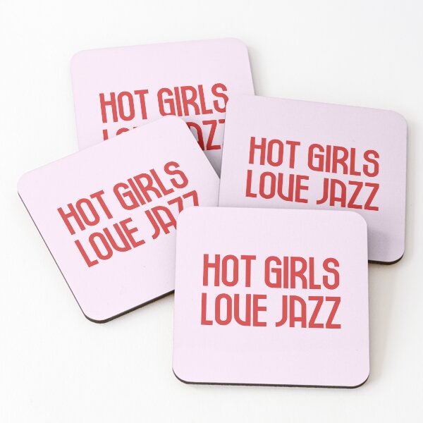 Item preview, Hot Girls Love Jazz - Red Bold Text designed and sold by Chubuter.