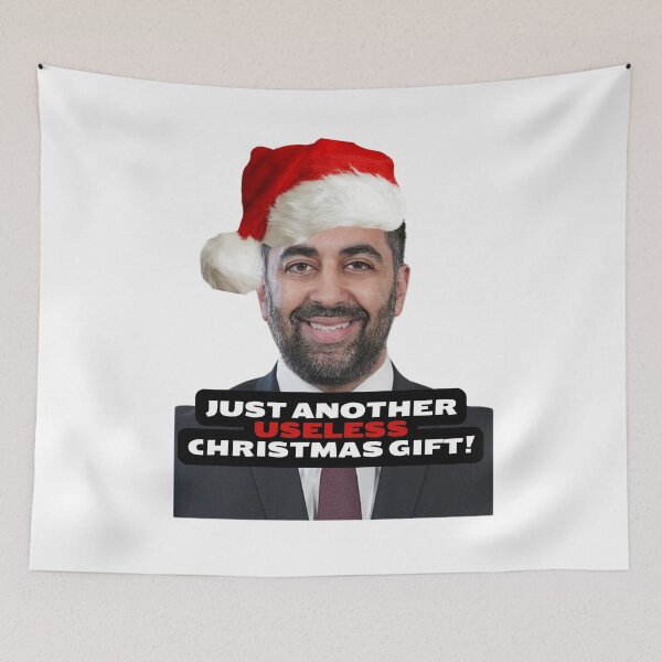 Item preview, Humza Yousaf Useless Christmas Gift designed and sold by Flirt-Teez.
