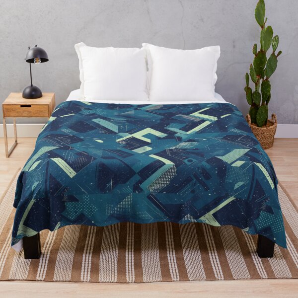 Item preview, Blue Cyberpunk Motif | Seamless designed and sold by Unrooted.
