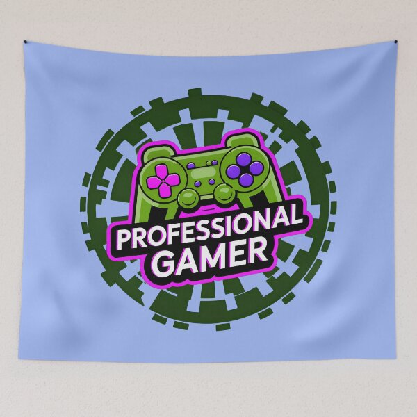 Item preview, Cool Professional Gamer Retro Game Controller Logo designed and sold by TheArtOfPat.