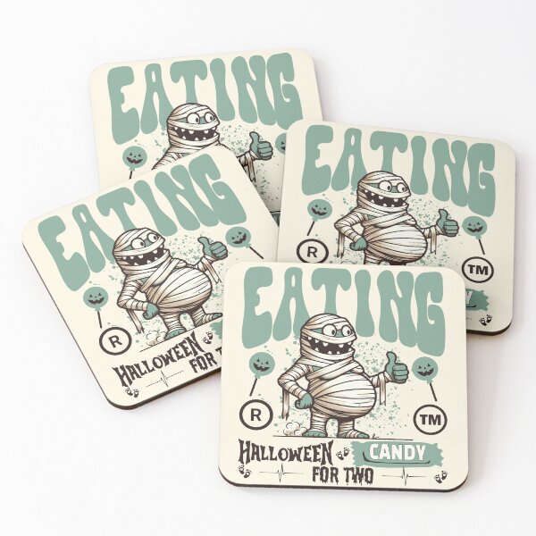 Item preview, Eating Halloween candy for two designed and sold by Peerless-Prime.