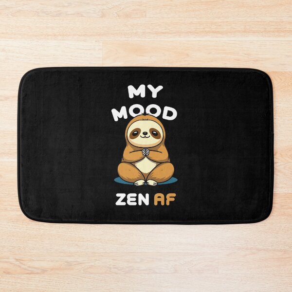 Item preview, My Mood Zen AF - Sloth Design designed and sold by Rokoyo Prints.