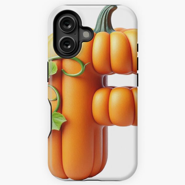 PUMPKIN LETTER F iPhone Tough Case