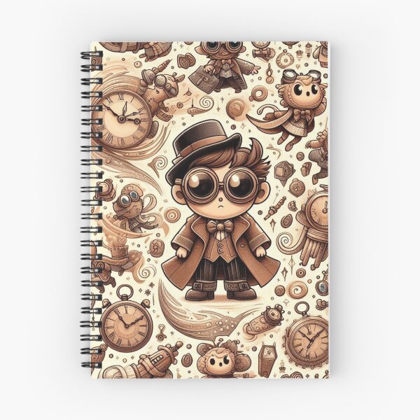 Item preview, Whimsical Time Travelers Fabric Pattern: Vintage Goggles and Anachronistic Adventures designed and sold by Rui Fernandes.