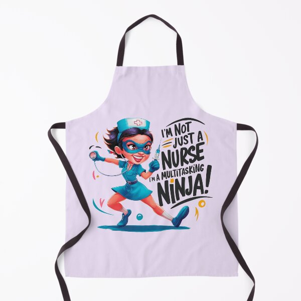 Item preview, I´M Not Just a Nurse. I´M a Multitasking Ninja! - Woman Nurse designed and sold by Second Draft Visuals.