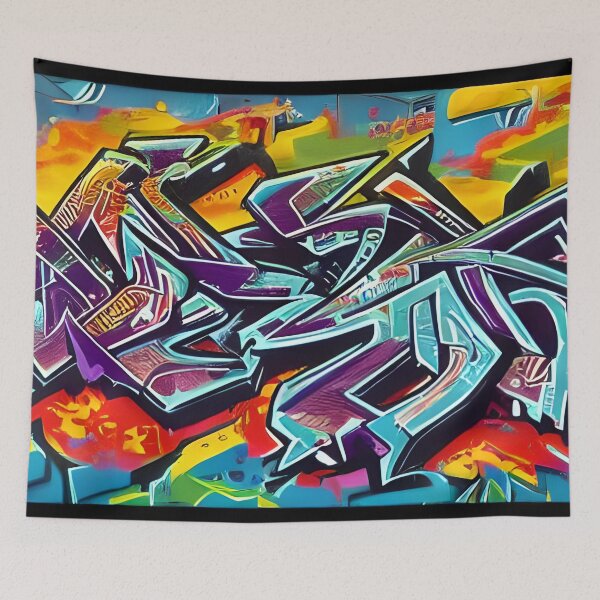 Item preview, Urban Street Art – Bold Abstract Modern Graffiti Design | 247 designed and sold by City Graffix Design Co..