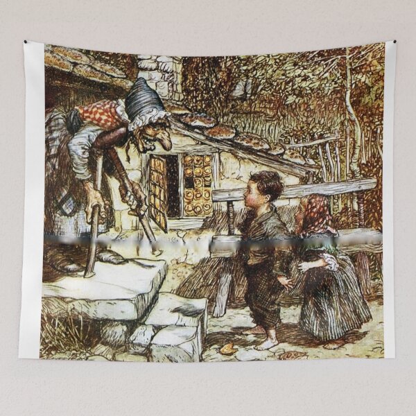 Item preview, Hansel and Gretel meet the Witch. designed and sold by jamiestarr.