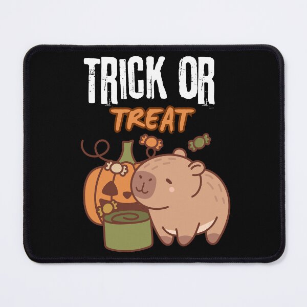 Item preview, Cute capybara trick or treat Halloween graphic designed and sold by PerkyParakeet.