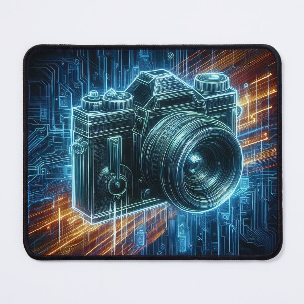 Item preview, Neon graphic camera 3 designed and sold by editattire.