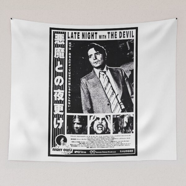 Item preview, Late Night With the Devil Poster Design (Black and White) designed and sold by Tactical2na.