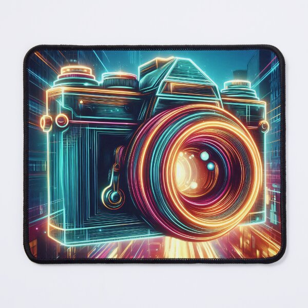 Item preview, Neon graphic camera 4 designed and sold by editattire.