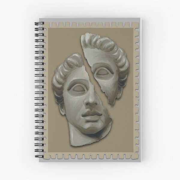 Item preview, Cracked Marble Statue - Stamp designed and sold by TeaAragonArt.