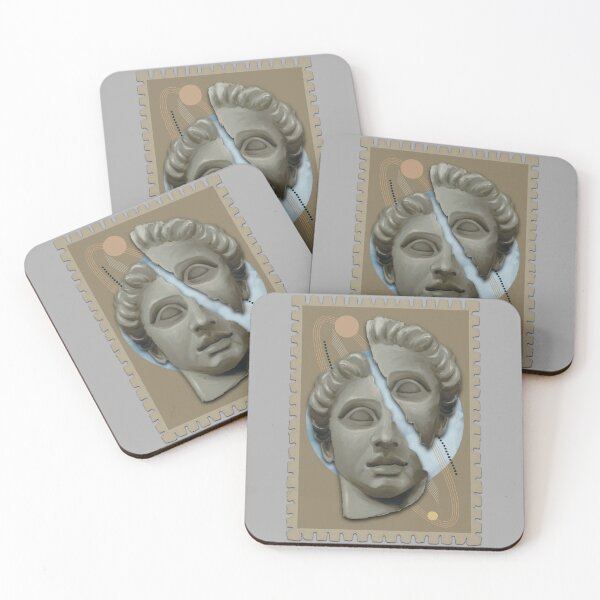 Item preview, Cracked Marble Statue - Full Stamp designed and sold by TeaAragonArt.