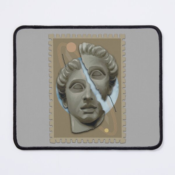 Item preview, Cracked Marble Statue - Full Stamp designed and sold by TeaAragonArt.